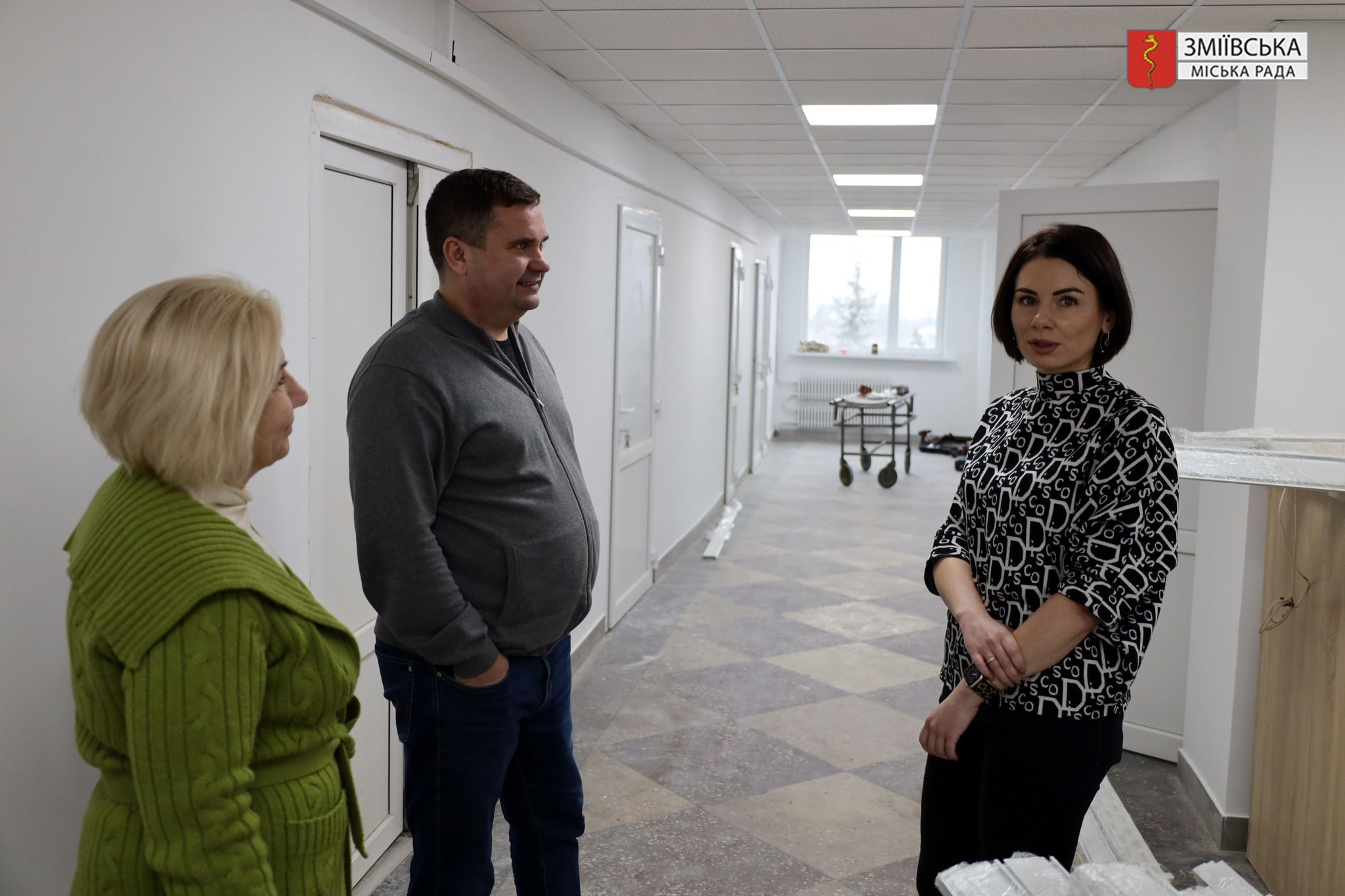 Фото: Зміївська міська рада У хірургічному відділенні Зміївської лікарні триває ремонт на порталі Gromada Group
