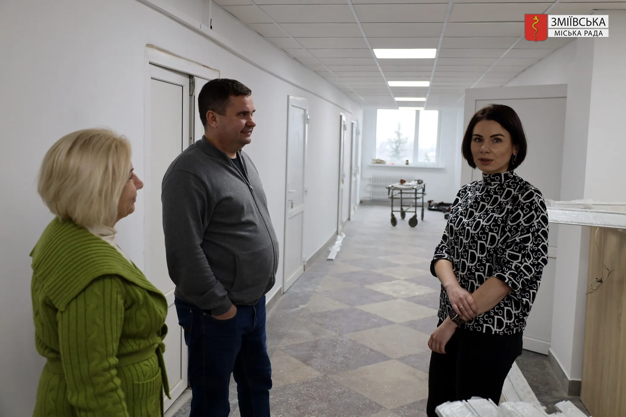 Фото: Зміївська міська рада У хірургічному відділенні Зміївської лікарні триває ремонт на порталі Gromada Group