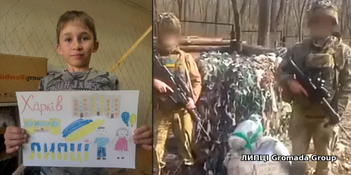 Накриватимуть бойову техніку: другокласник Слобожанського ліцею Липецької громади плете маскувальні сітки для наших військових на порталі Gromada Group