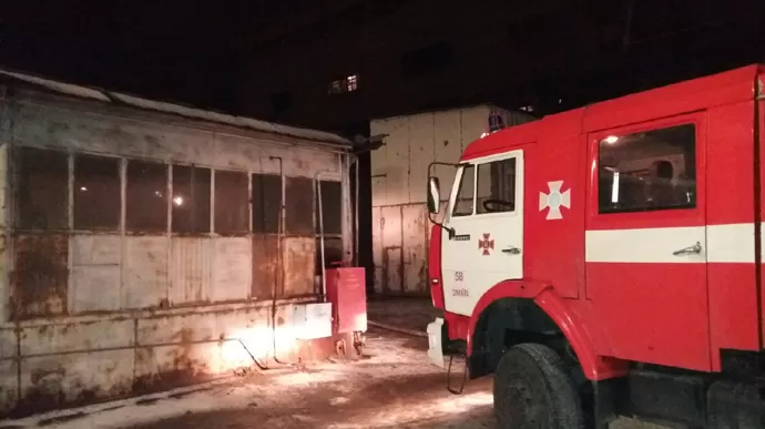 У ніч на 13 грудня сталася пожежа на Зміївській ТЕС ПАО "Центренерго" у селищі Слобожанському