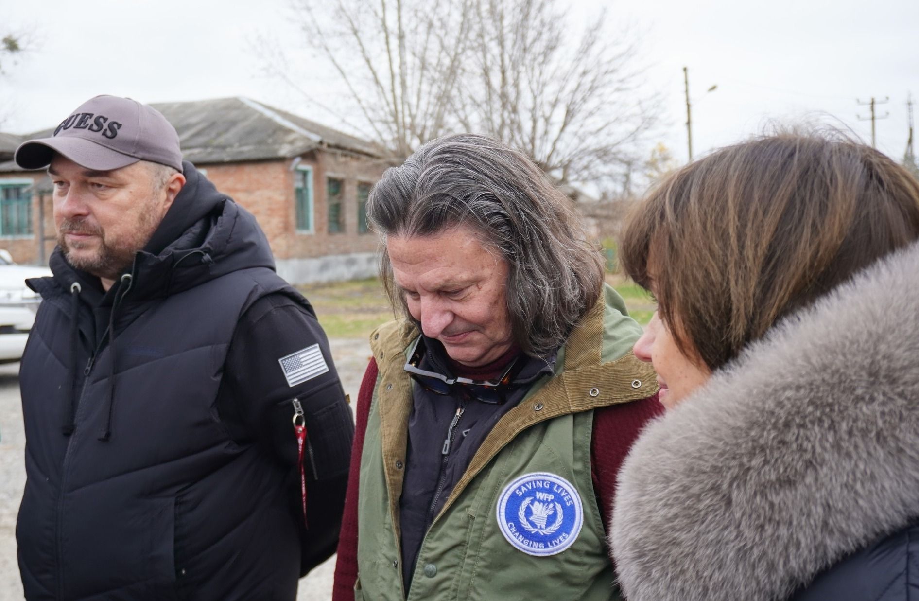 The UN delegation came to Izyum with a check on humanitarian aid at the Gromada Group Media