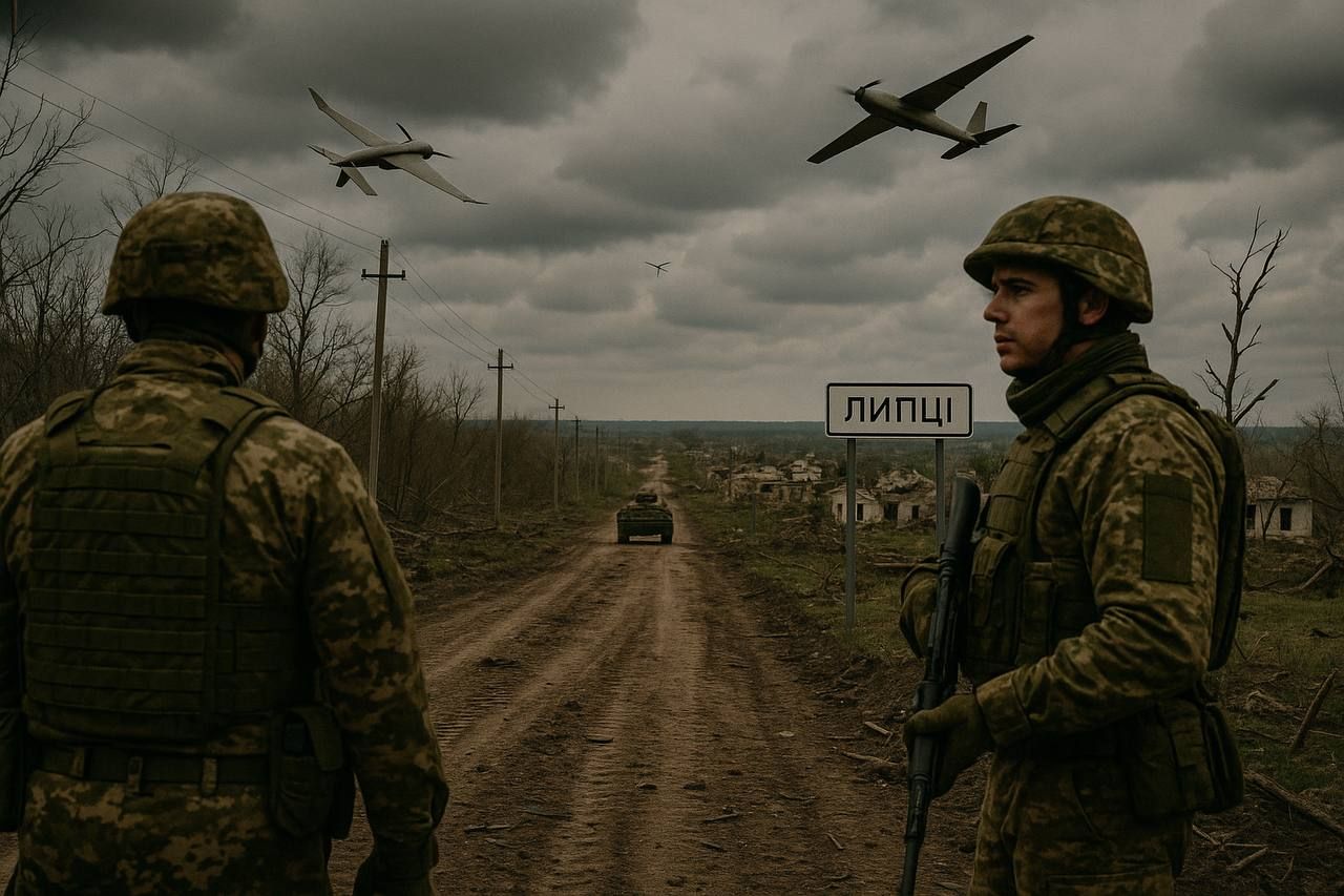 Ілюстрацію створено за допомогою ШІ В районі Липців росіяни масово застосовують «Молнії»-матки та FPV-«ждунів» на порталі Gromada Group