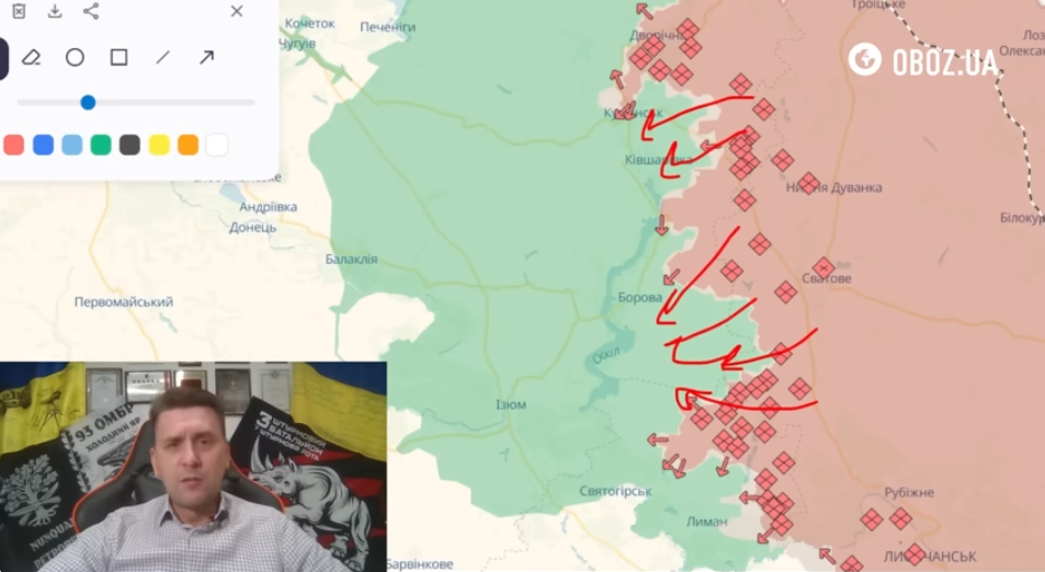 На лівобережжі Осколу окупанти беруть під контроль логістику на порталі Gromada Group