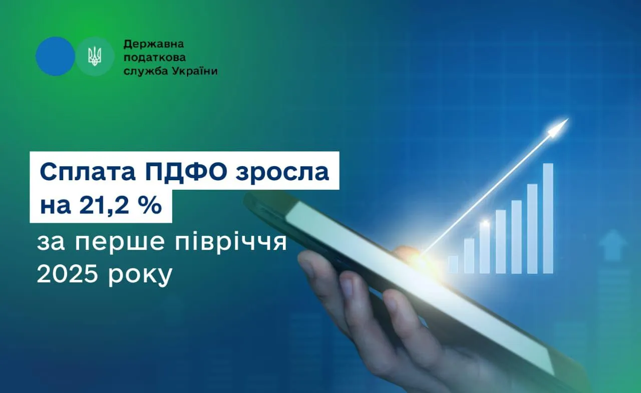 Колаж: Державна податкова служба України Сплата ПДФО зросла на 21,2 % - Леся Карнаух на порталі Gromada Group