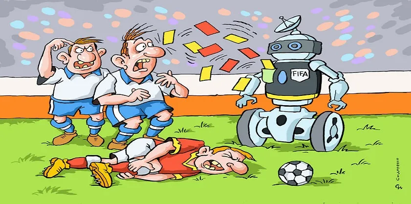 «Фолклендська війна»2:1. Чому матч Англії та Аргентини набагато глибше за футбол? Карикатура Олександра Сидоренкана порталі Gromada Group