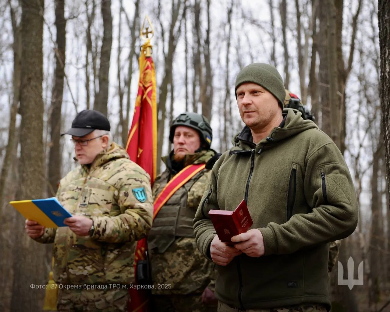 Фото: 127 ОБр ТрО Бійців 127 бригади тероборони відзначили державними нагородами: бригада оприлюднила світлини урочистостей на порталі Gromada Group