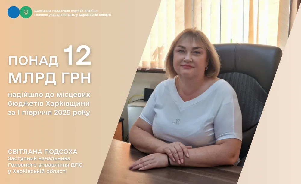 Kharkiv region: local budgets received more than 12 billion hryvnias in the first half of 2025 at the Gromada Group Media