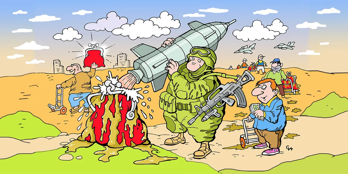 Карикатура Олександра Сидоренка. Хто має знати, що його розтопчуть: «Пси зі звалища» у Білому домі; прокурор проти Трамп-Тауера; навіщо росіяни твердять про мир? Карикатура Олександра Сидоренка на порталі Gromada Group