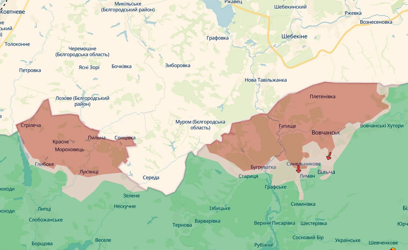 Фронт поруч Липецької громади: ворог штурмував в районі Приліпки й у бік Охрімівки на порталі Gromada Group