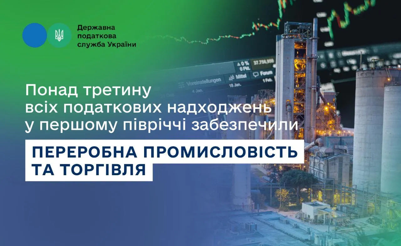 Понад третину всіх податкових надходжень у першому півріччі забезпечили переробна промисловість та торгівля - Леся Карнаух at the Gromada Group Media