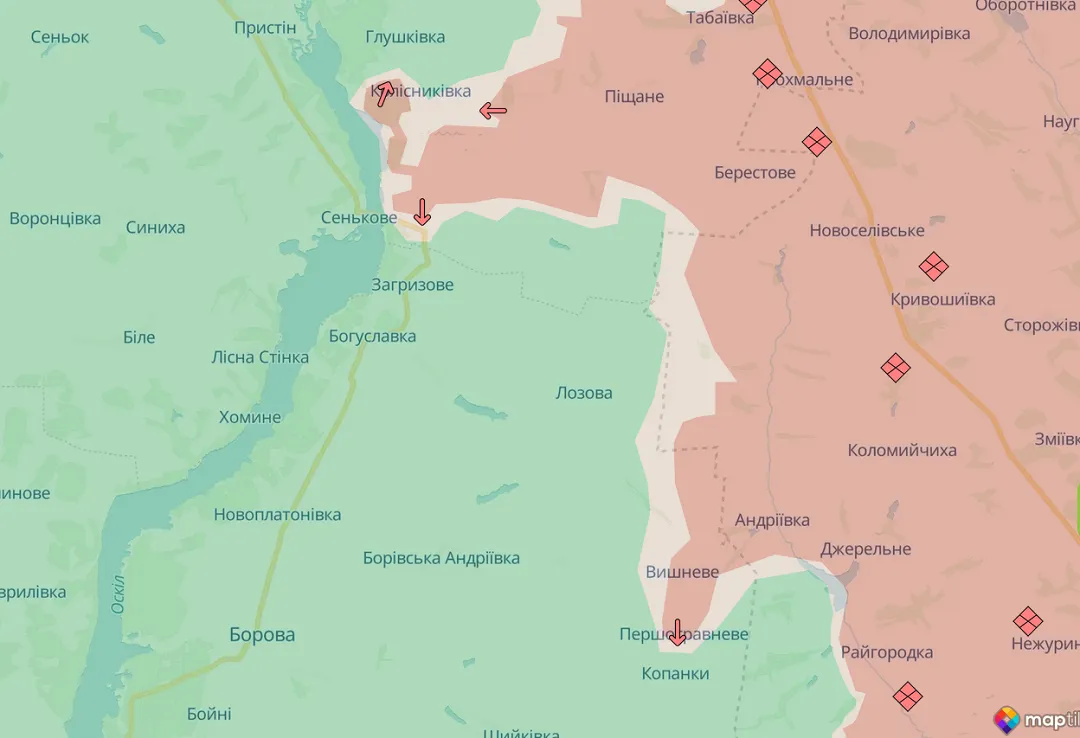 Карта DeepState стано на 18.11.2024 Ворог зайняв Колісниківку і готується до наступу на Куп'янськ-Вузловий — Костянтин Машовець на порталі Gromada Group