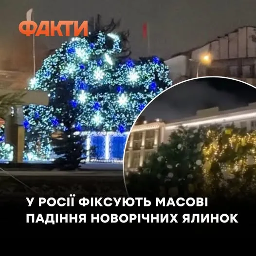 Mass pre-New Year tree fall in Russia (PHOTOS) at the Gromada Group Media