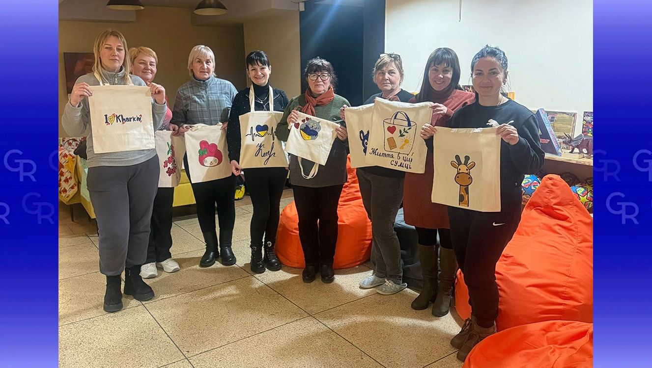 Майстер-клас із виготовлення еко-торбинок провели у Липецькій громаді на порталі Gromada Group