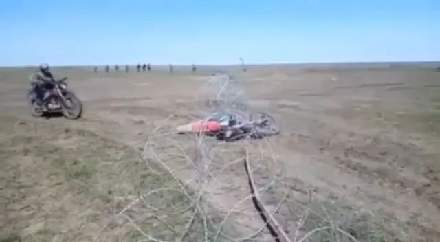 Скриншот з відео Під Куп'янськом російські окупанти пішли в штурм на квадроциклах: в ЗСУ повідомили про втрати РФ на порталі Gromada Group