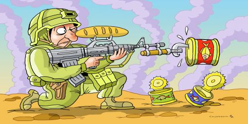 Топ-ІПсО тижня (13.04. – 19.04. 2026): Україна пробила тунель у Таллінн; «радники ЦРУ» засіли в університеті; Орбан як Каддафі «Русского мира». Карикатура Олександра Сидоренка. на порталі Gromada Group