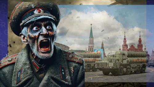"The Kremlin's Smokescreen." What do Ukrainians think about war, peace, and the Russian ultimatum? Collage by Olena Zelenina at the Gromada Group Media