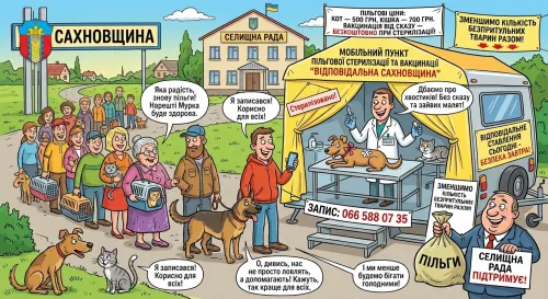 Пільгова стерилізація у Сахновщині: подбайте про улюбленців та безпеку громади на порталі Gromada Group