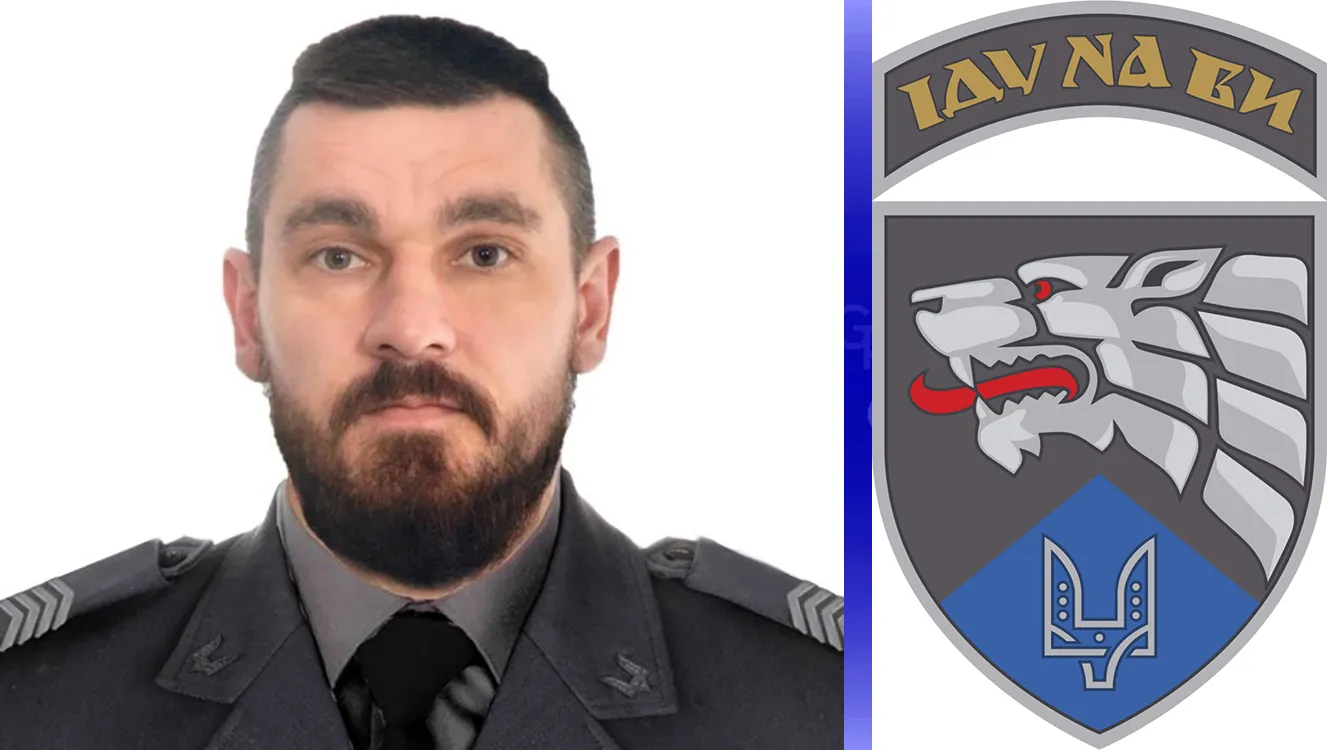 Денис Ціось та нарукавний знак 8 полку ССО | Колаж: ЛИПЦІ Gromada Group Загинув поблизу Липців, рятуючи побратима: пам’яті Героя України Дениса Ціося на порталі Gromada Group