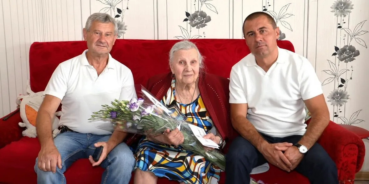 Dergach resident Vira Chepela celebrated a significant anniversary at the Gromada Group Media