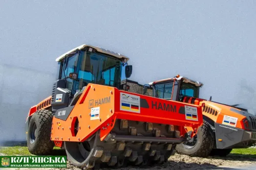 Два нові потужні дорожні катки HAMM отримала Куп'янська громада  на порталі Gromada Group