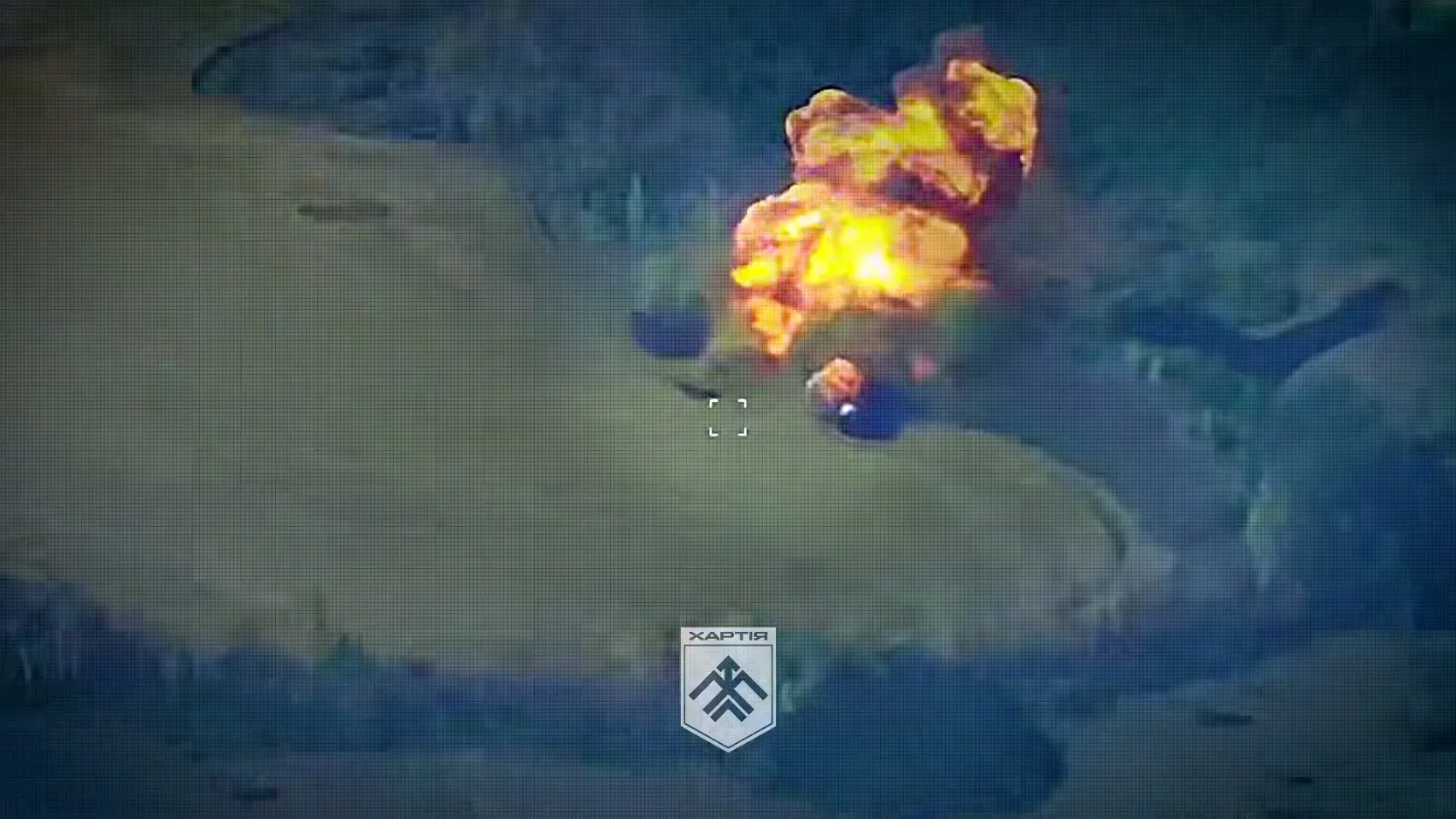 Скриншот з відео У Липецькій громаді епічний вибух: знищили ворожий склад боєприпасів на порталі Gromada Group