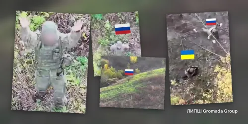 Дрон узяв в полон: на півночі Харківщини спільний екіпаж «СТРІКС» і 4 прикордонного загону полонив російського військового на порталі Gromada Group