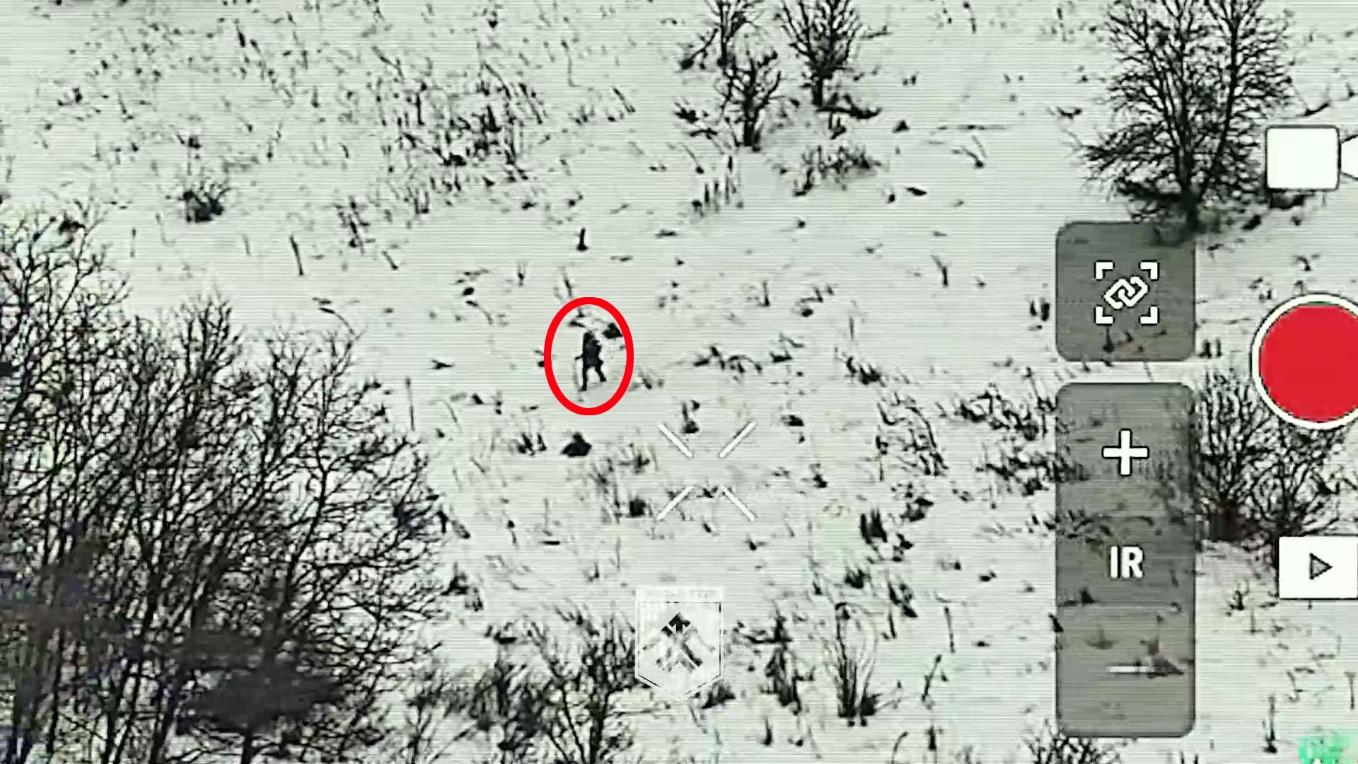 Скриншот з відео Заганяли як зайця: росіянин вкоротив собі віку на Харківщині через дрони «Хартії» на порталі Gromada Group