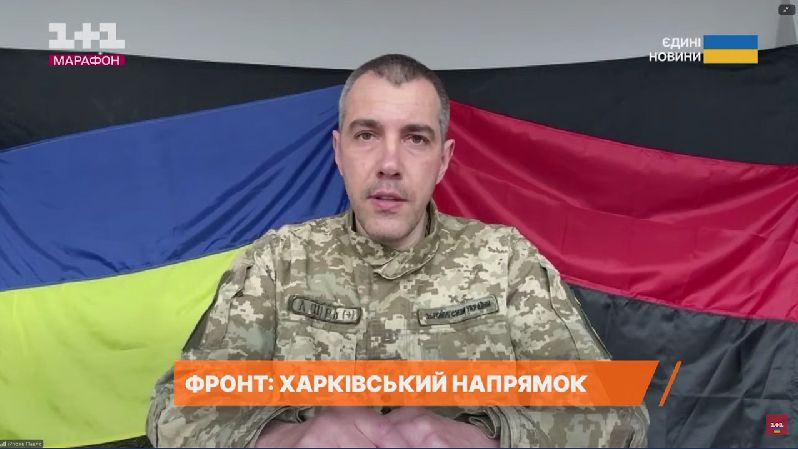 Скриншот з відео Про спроби наступу на північ від Липців і наміри окупантів на Харківщині розповіли в ОТУ «Харків» на порталі Gromada Group