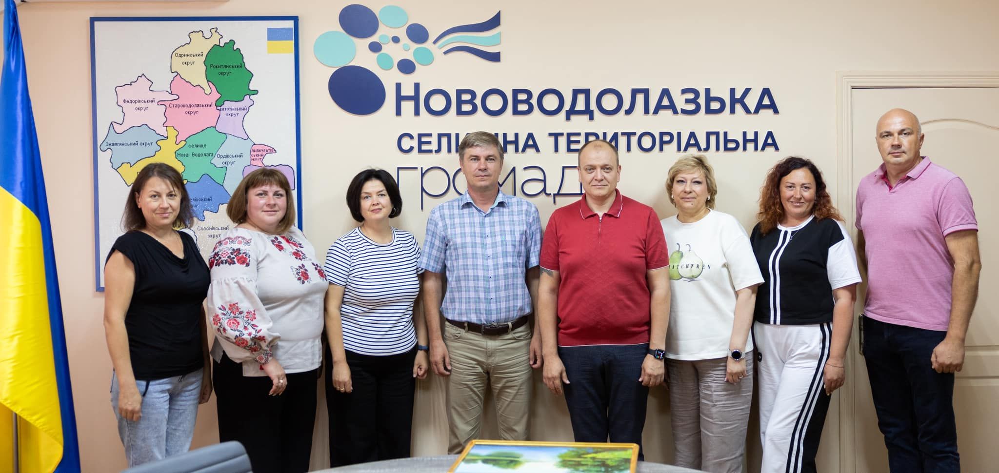 Світлини: Нововодолазька селищна рада Нововодолажчину відвідали представники партнерської громади з Полтавщини на порталі Gromada Group