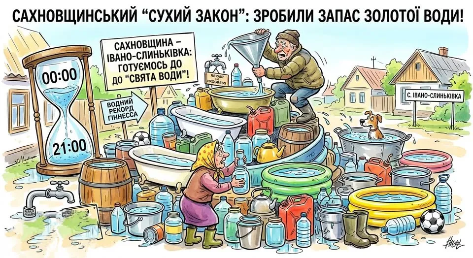 Головна світлина новини на сайті Gromada Group У Сахновщині планове відключення води 23 вересня на порталі Gromada Group