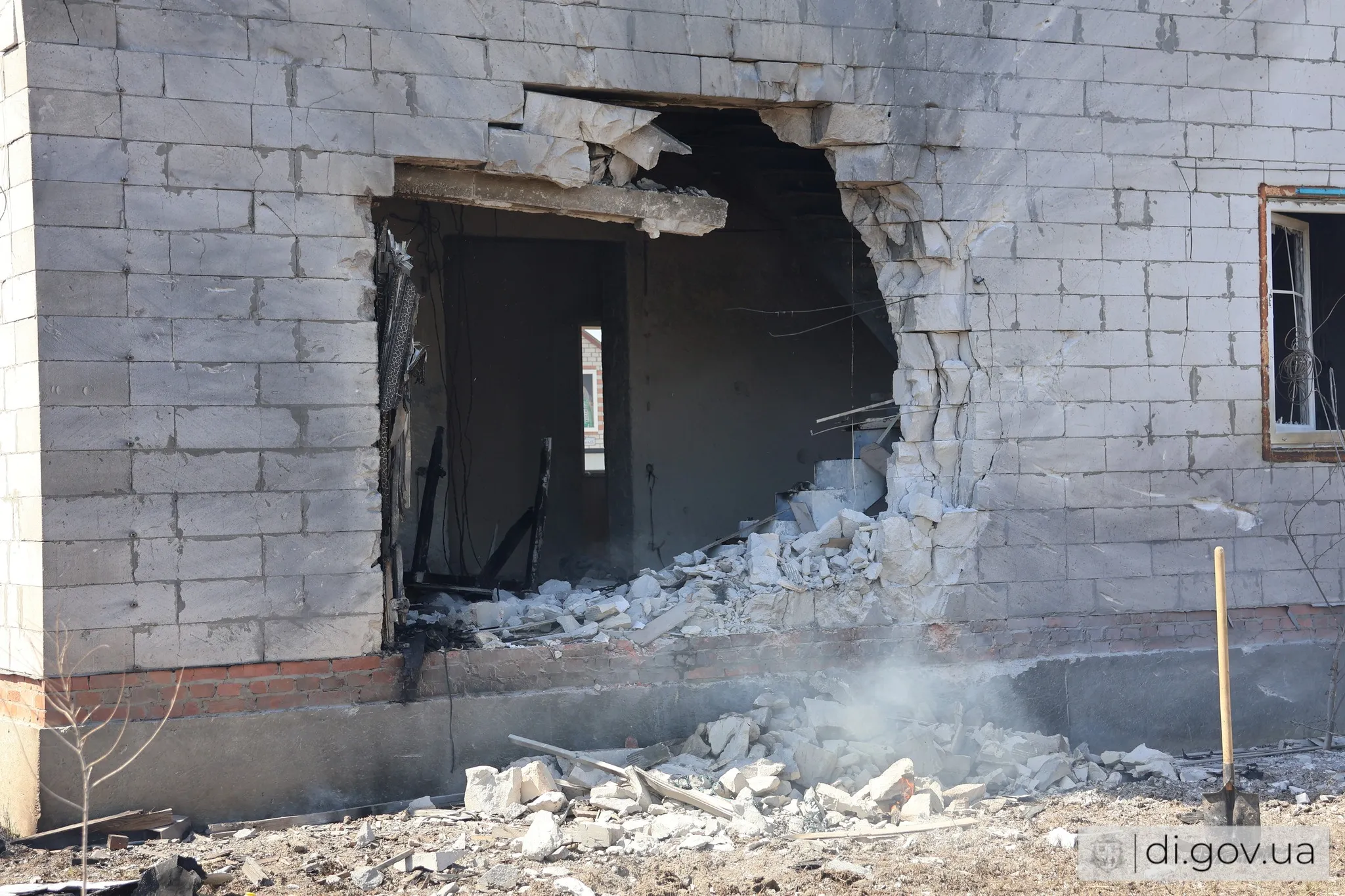 In the afternoon, Dergachiv district came under a massive attack by the “Shahed” at the Gromada Group Media