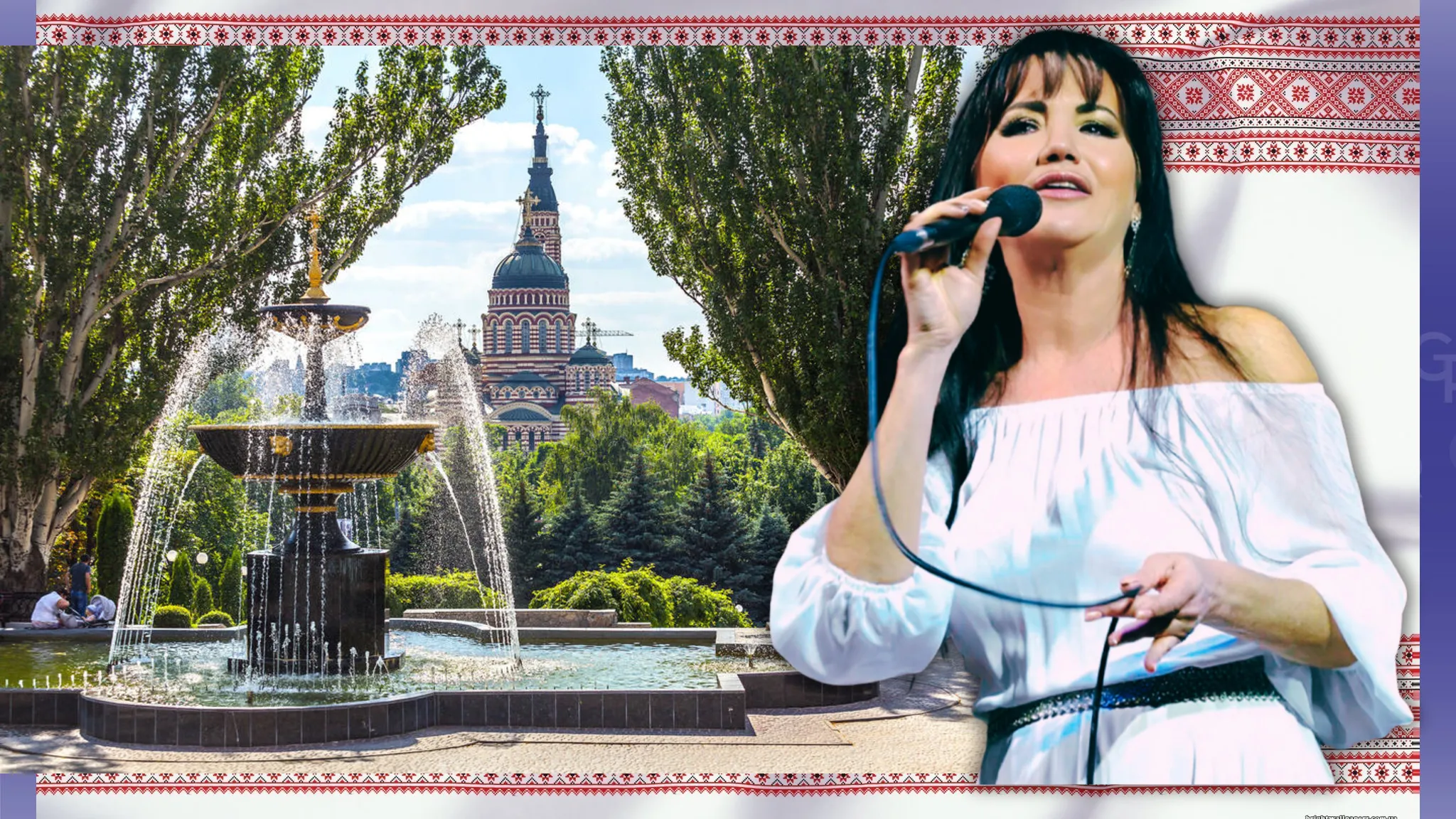 Ukrainian Lady – Ninochka Shestakova: The Indomitable Star of Kharkiv Celebrated Her Anniversary/ Collage by Olena Zelenina. Photos from open sources at the Gromada Group Media