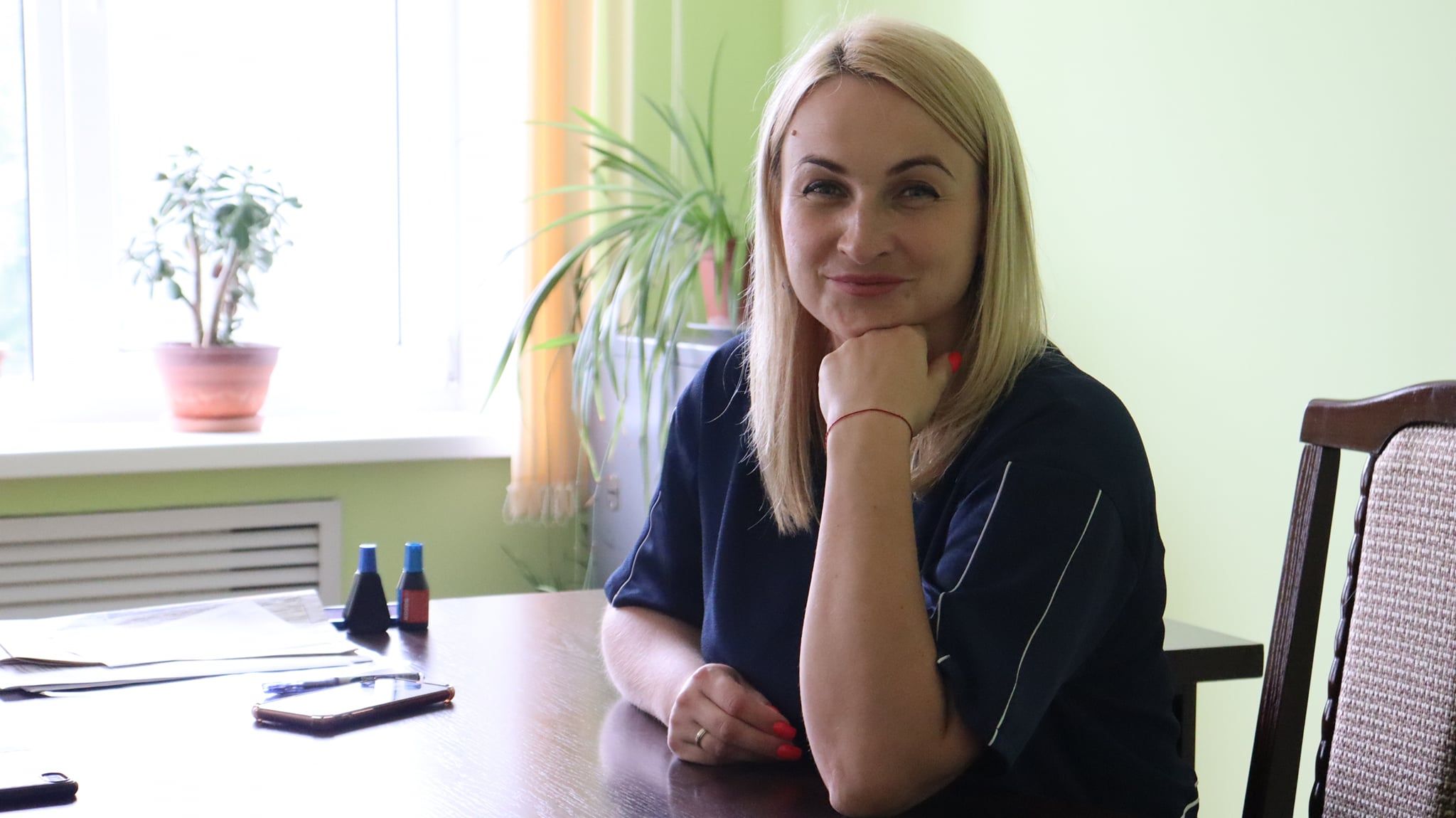 Анна Биченко / джерело: Офіційна сторінка Дергачівської міської ради в мережі Facebook Нова начальниця Липецької адміністрації Анна Биченко: початковий профайл на порталі Gromada Group