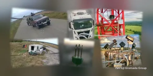 Машину з росіянами та глушилки на дахах будинків на півночі Харківщини знищили дронарі підрозділу «СТРІКС» на порталі Gromada Group