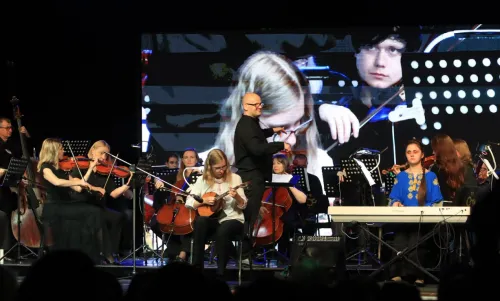 "Music of the Heart": Children with Visual Impairments Perform with a Symphony Orchestra in Kharkiv  at the Gromada Group Media