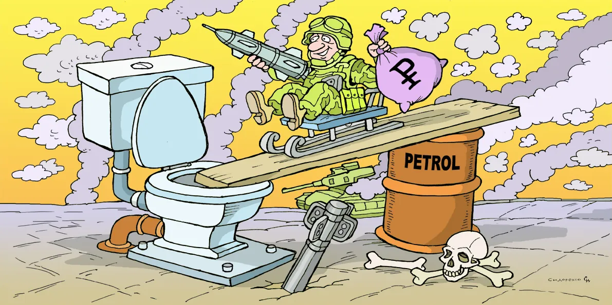 Top IPSO of the week (18.08. – 24.08.2025): three buckets of KFC with Vlad; where did the pink "flamingo" "fly away"; Orban asks for oil. Cartoon by Oleksandr Sydorenko at the Gromada Group Media