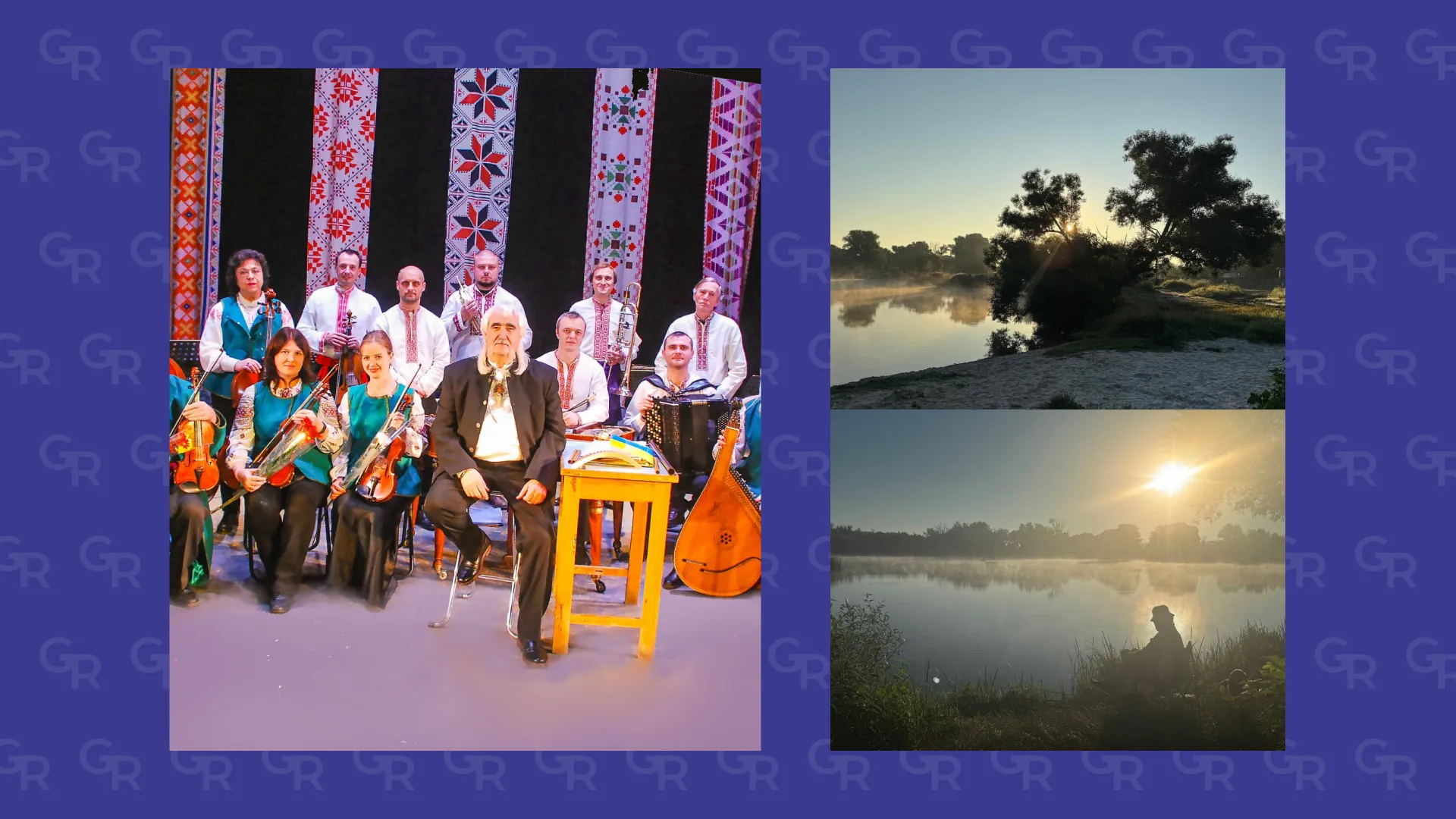 Why are the three musicians from Zabrid in Germany? at the Gromada Group Media