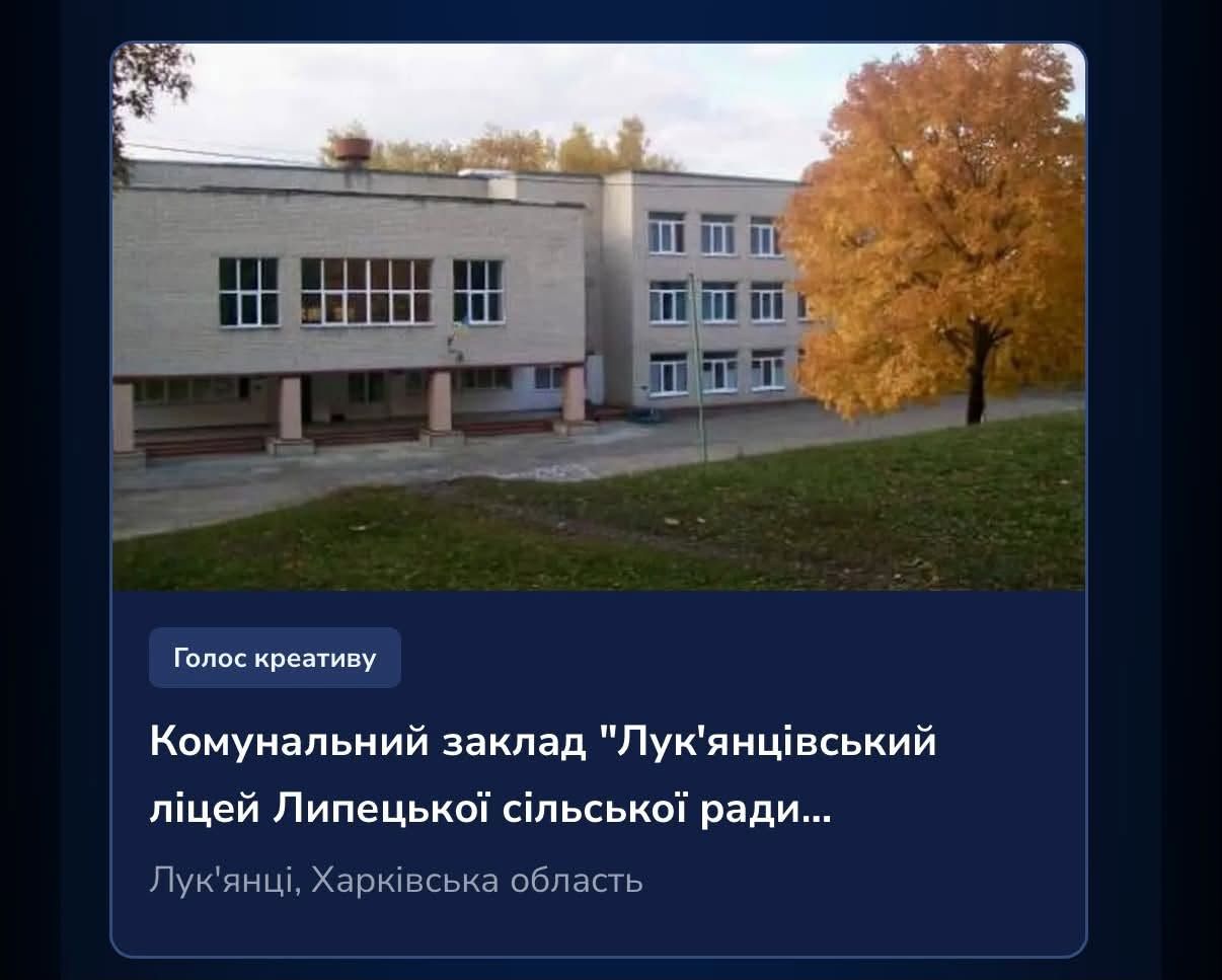Лук'янцівський ліцей Липецької громади залишив свій голос на всеукраїнській мапі проєкту «Україна звучить» - фото 1