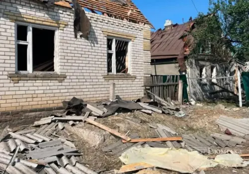Удар по місту Ізюм в День Незалежності України  на порталі Gromada Group