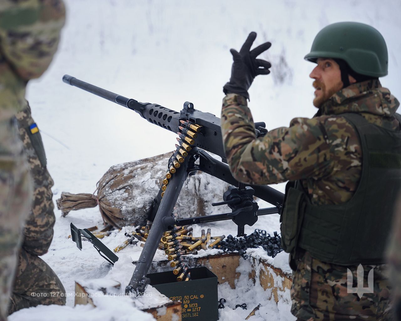Фото: 127 окрема важка механізована Харківська бригада На захисті Харківщини — кулеметники 127-ї Харківської бригади на порталі Gromada Group
