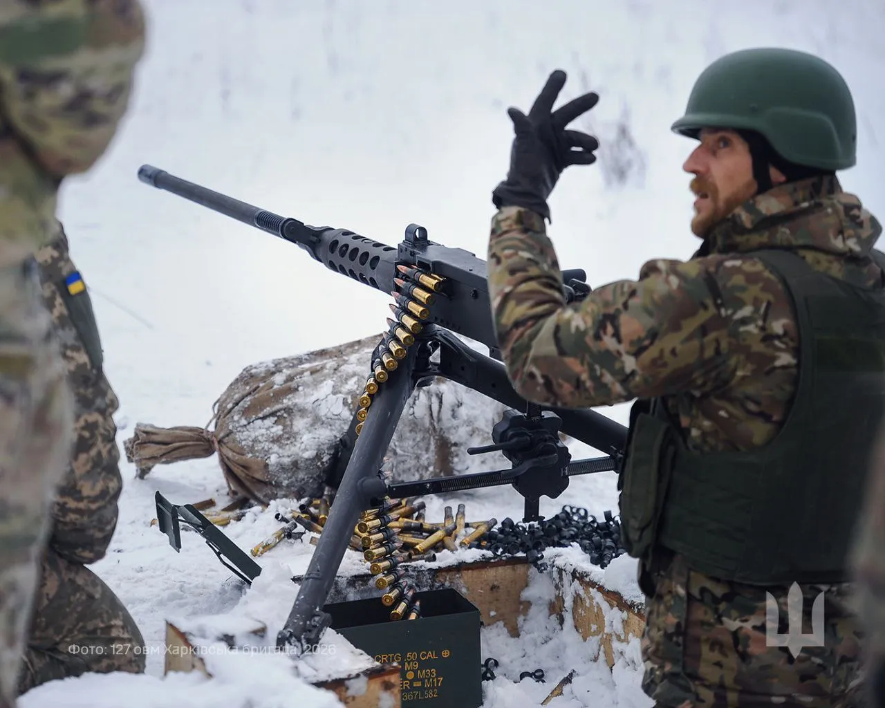 Фото: 127 окрема важка механізована Харківська бригада На захисті Харківщини — кулеметники 127-ї Харківської бригади на порталі Gromada Group