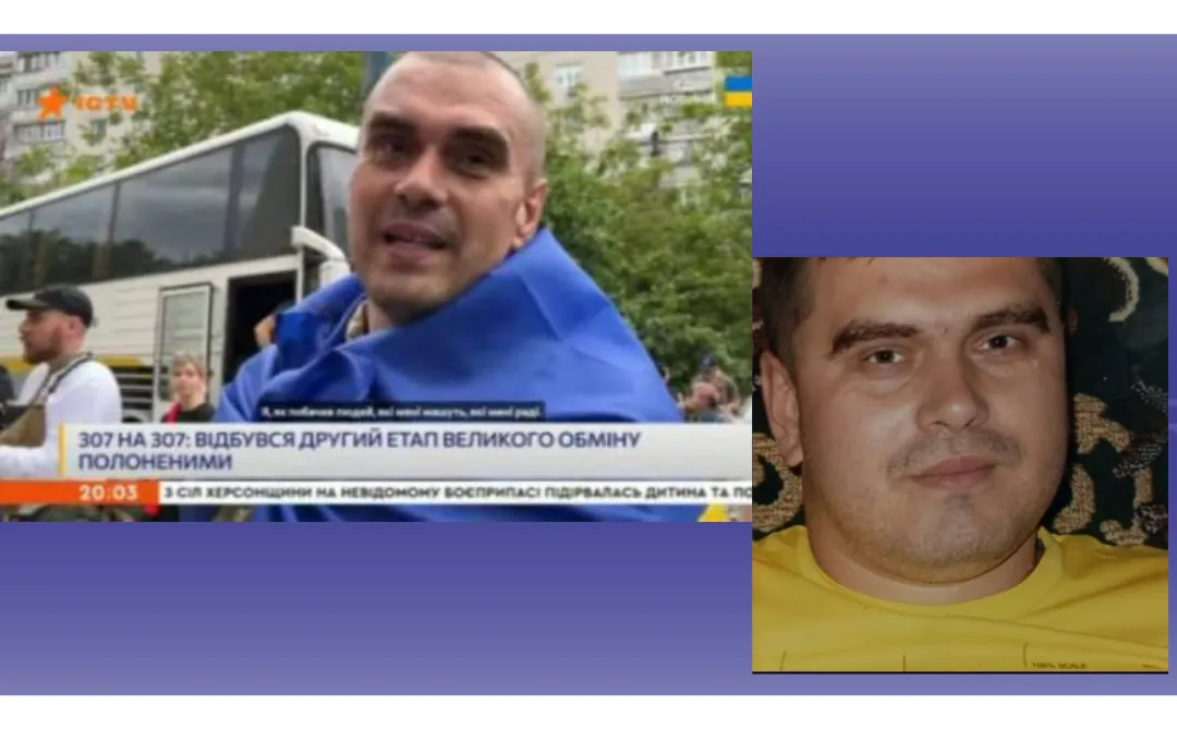Oleksandr Zuyev from the Izyum community returned from captivity at the Gromada Group Media