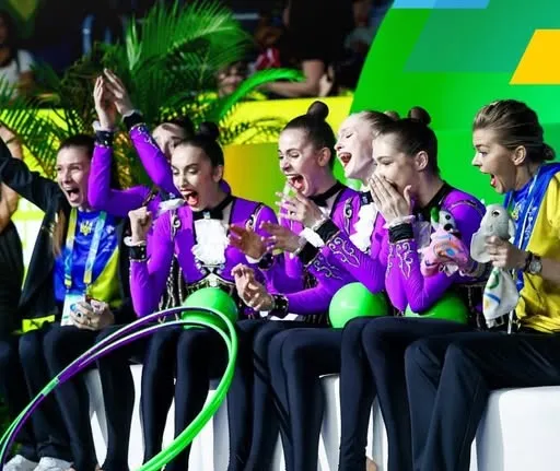 Ukraine's rhythmic gymnastics team is world champions at the Gromada Group Media