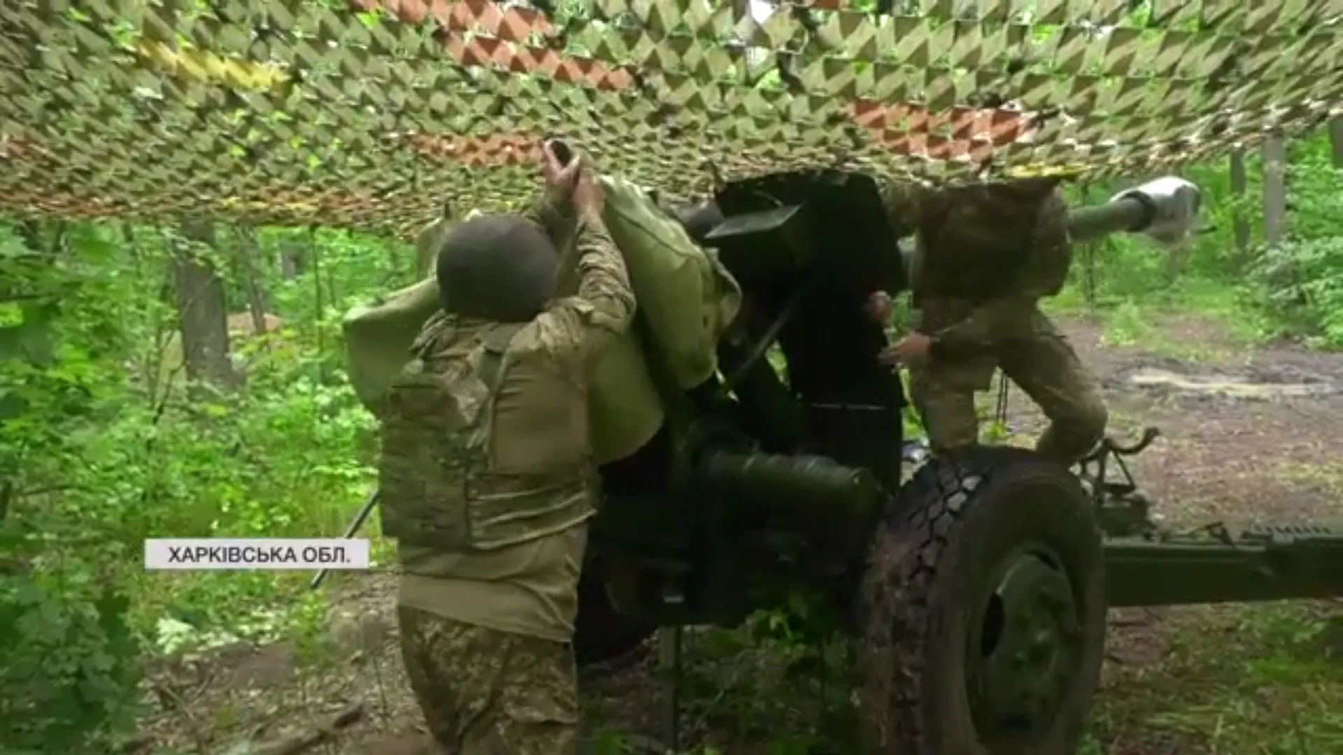 Скриншот з відео «Артилерія може працювати інтенсивніше, ніж дрони»: гармаш Слобожанських «Скіфів» розповів про бойовий досвід і власну мотивацію на порталі Gromada Group