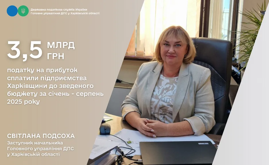 Харківські підприємства спрямували до зведеного бюджету на 3,5 млрд гривень податку на прибуток at the Gromada Group Media