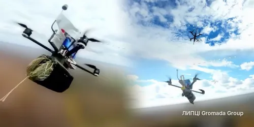 Кіл-зону на півночі Харківщини фільтрують від ворожих FPV: зенітний ракетний дивізіон MAD BEE показав останні секунди польотів російських дронів на порталі Gromada Group