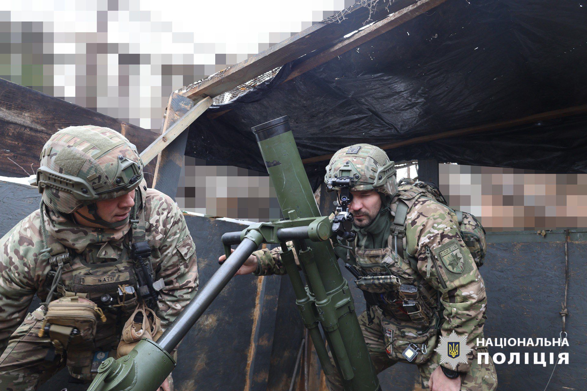 Фото: Національна поліція України На Липецькому напрямку ворога нищать мінометники-поліцейські особливого призначення на порталі Gromada Group