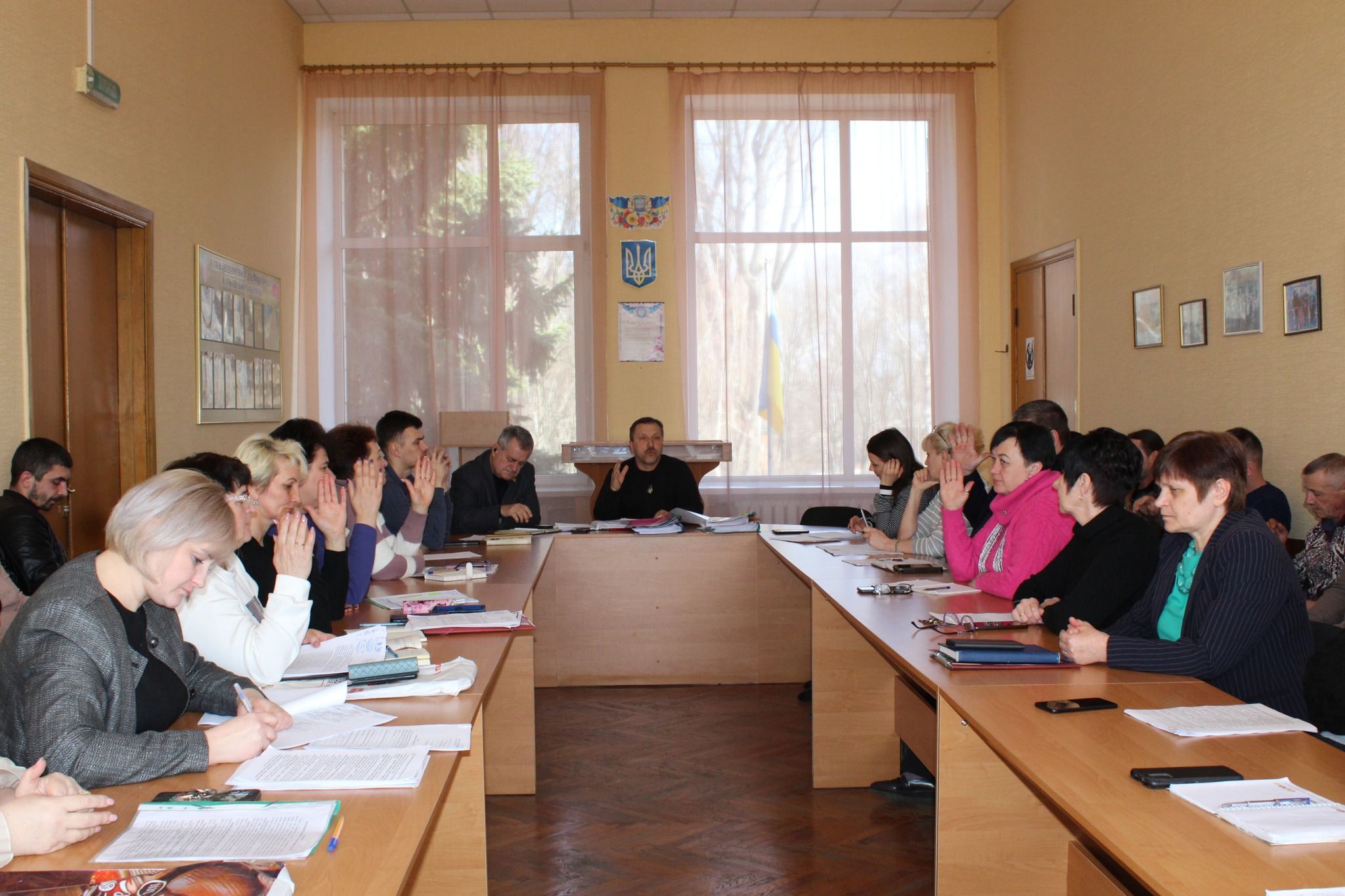 Світлина: Сахновщинська громада, фейсбук Відбулося засідання виконкому Сахновщинської селищної ради. ВІДЕО на порталі Gromada Group