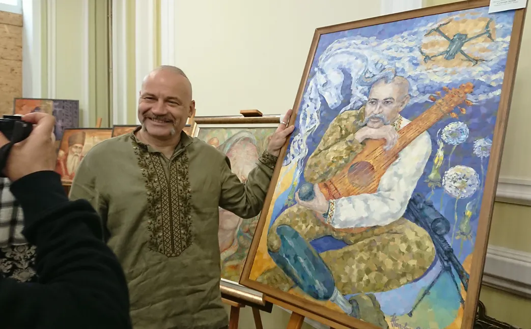 “I see you in the image of the Cossack Mamai.” Art exhibition “Terra Cosaccorum / Cossack Land” travels through Kharkiv (PHOTOS)   at the Gromada Group Media