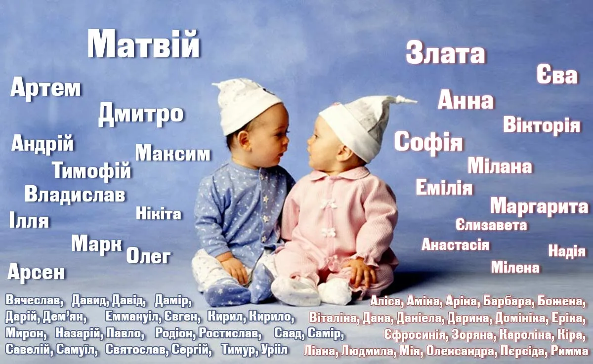 ALEXANDER, MARK, SOPHIA, AND EMILIA ARE THE MOST POPULAR NAMES IN UKRAINE THIS YEAR at the Gromada Group Media